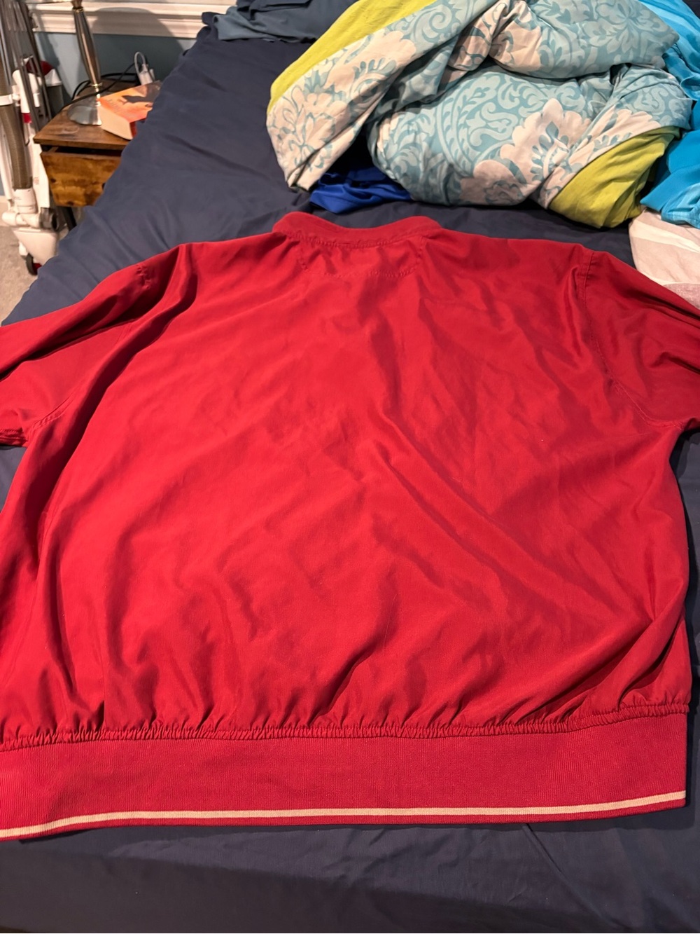 Vintage Florida State University Quarterzip Pullover Men's XXL Chase Edward Red - Picture 7 of 8